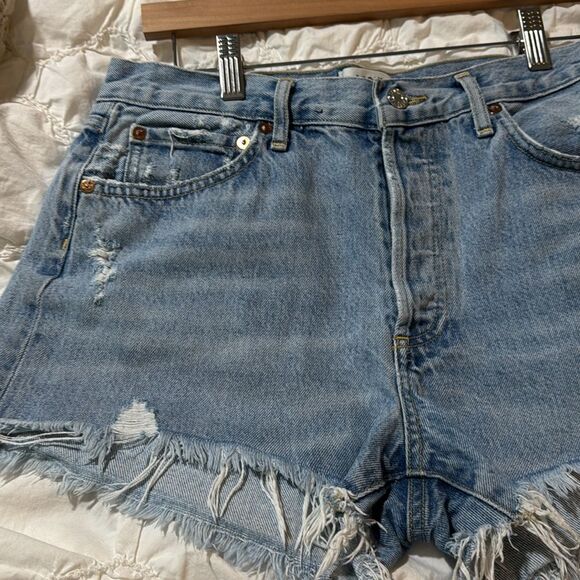 NNWOT 148.00 AGOLDE 28 PARKER VINTAGE CUT OFF SHORT - Picture 4 of 8